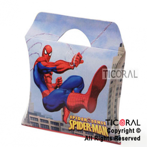 SPIDERMAN CAJITA SORPRESA x 10